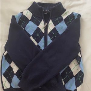 Boys Brooks Brothers Zip-Up Sweater Size Small